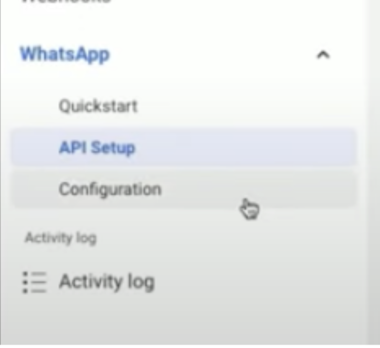 Create an app on the Meta portal.