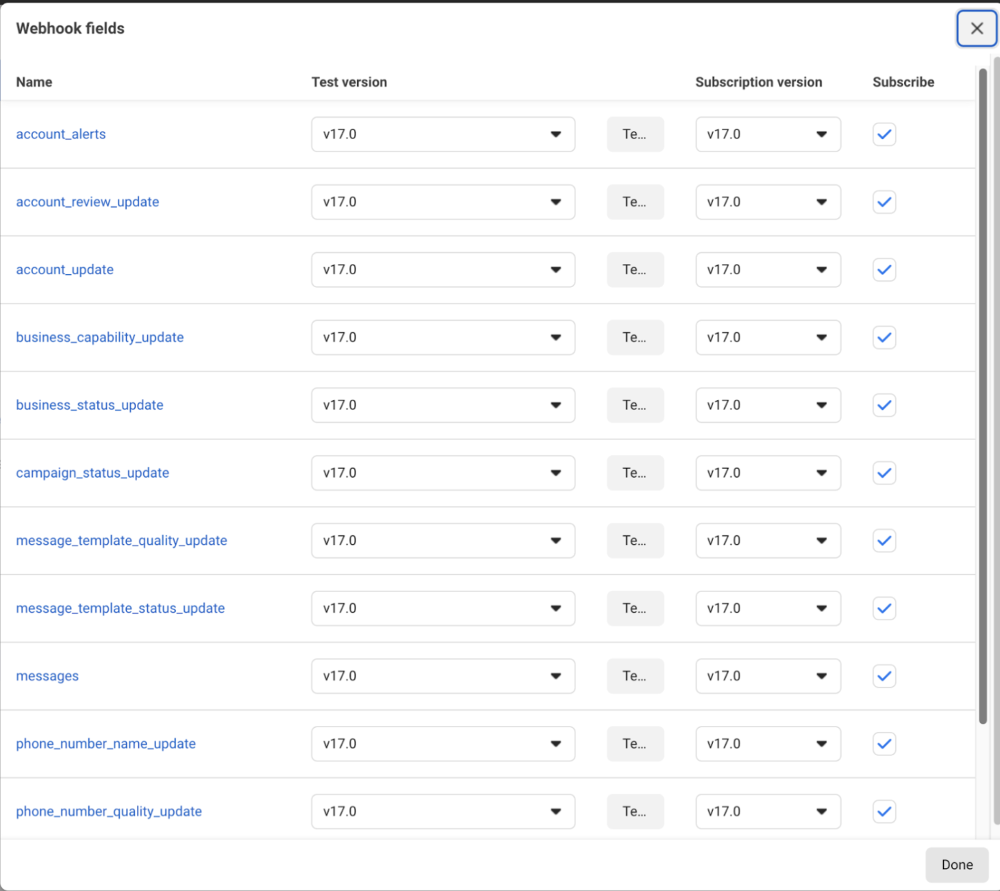 Create an app on the Meta portal.