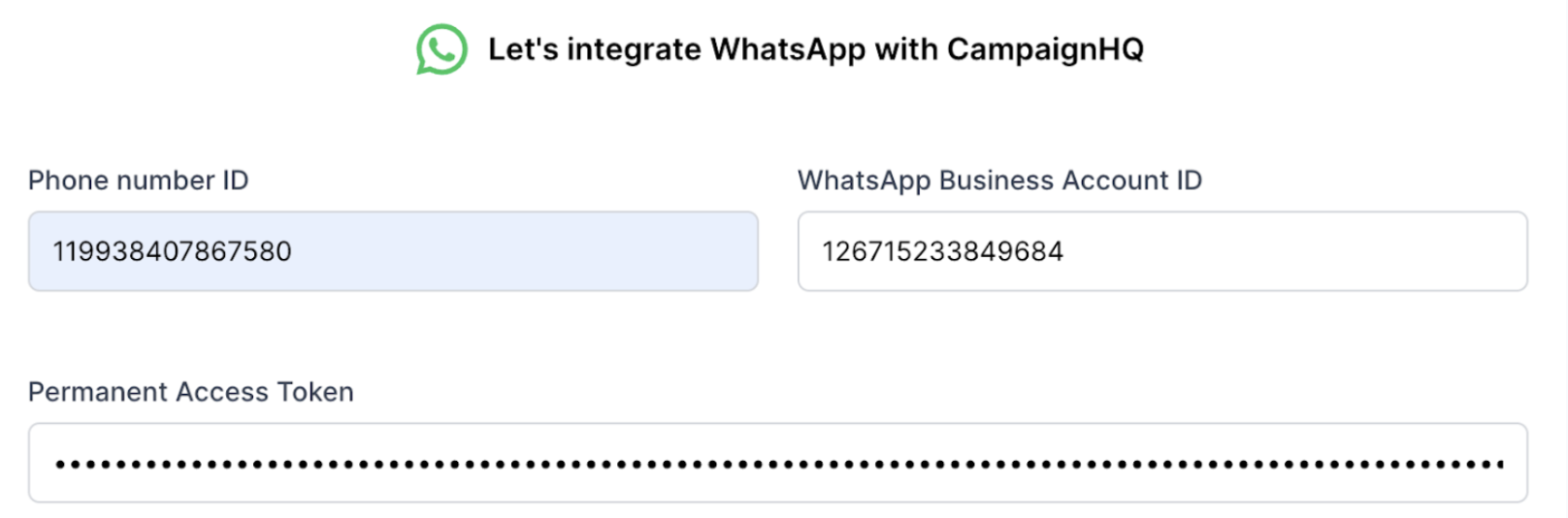 Create an app on the Meta portal.