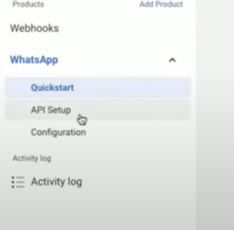 Create an app on the Meta portal.