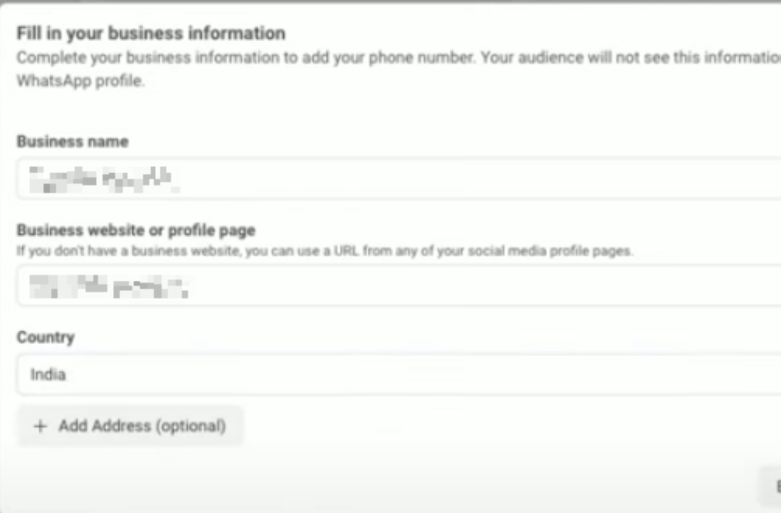 Create an app on the Meta portal.